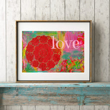 Load image into Gallery viewer, LOVE A4 Size Art Print
