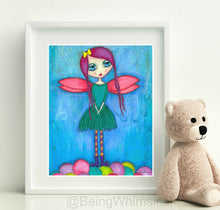 Load image into Gallery viewer, NATASHA the FAIRY A4 Size Art Print
