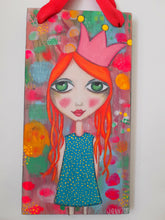 Load image into Gallery viewer, RILEY : Original Mixed Media Art on Timber Board
