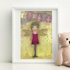 WILLOW the FAIRY A4 Size Art Print